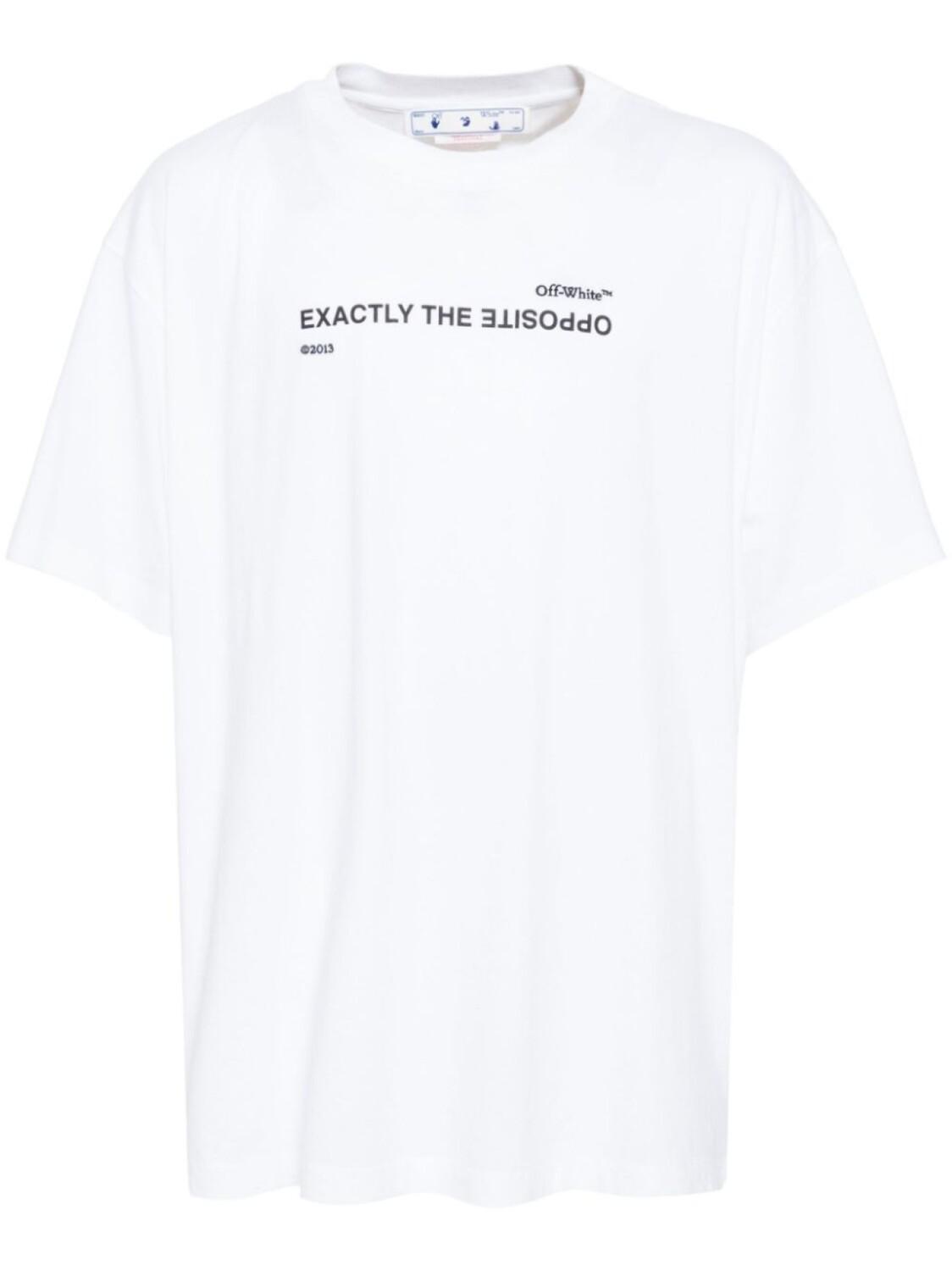 

Футболка с логотипом Off-White, белый