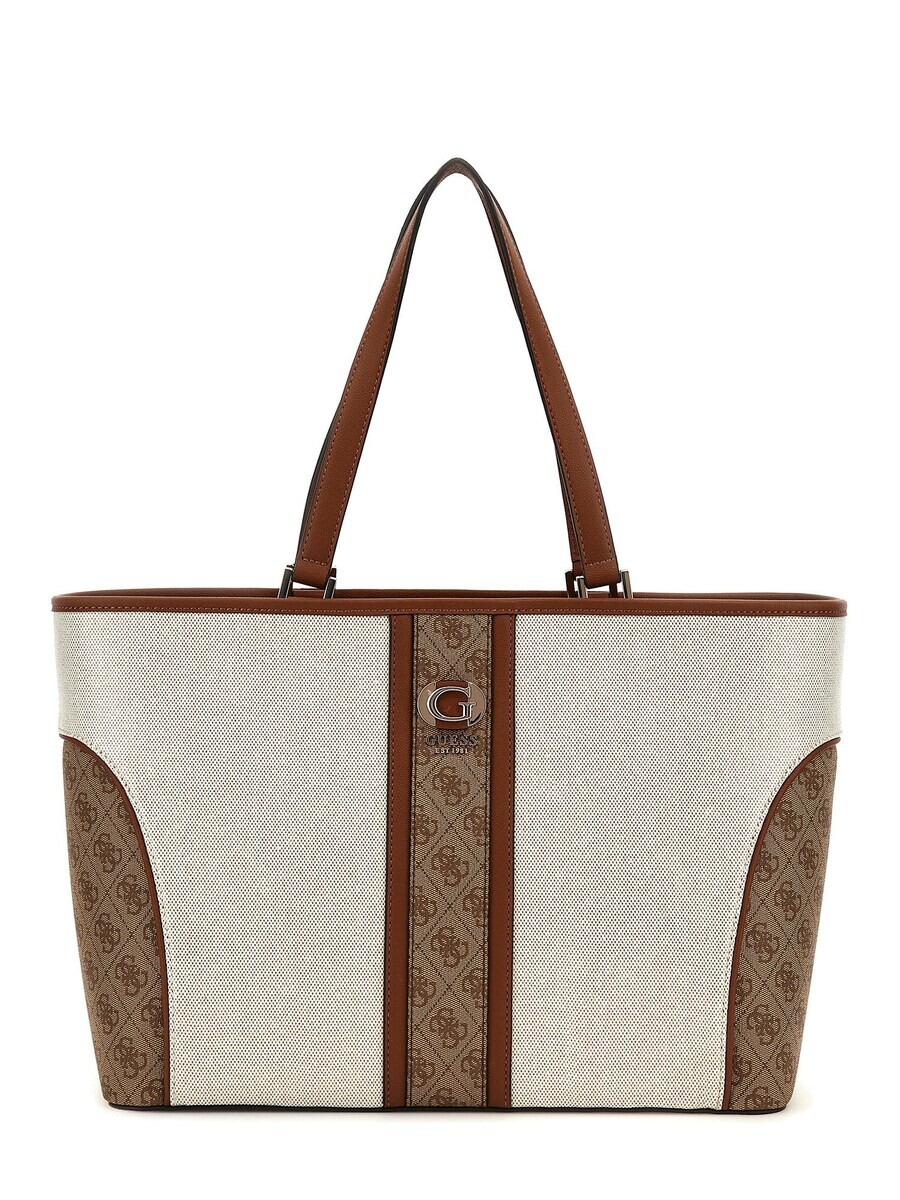 

Сумка шоппер GUESS Shopper Kerima, цвет beige/brown