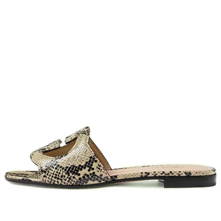 Сандалии (WMNS) Gucci Cut-out Slide Sandals 'Interlocking G - Neutral', разноцветный