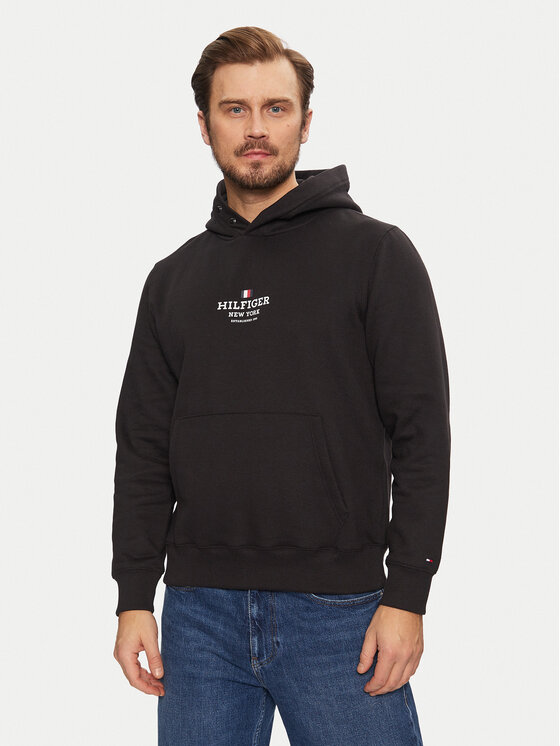 

Толстовка обычного кроя MW0MW39050 Tommy Hilfiger, черный