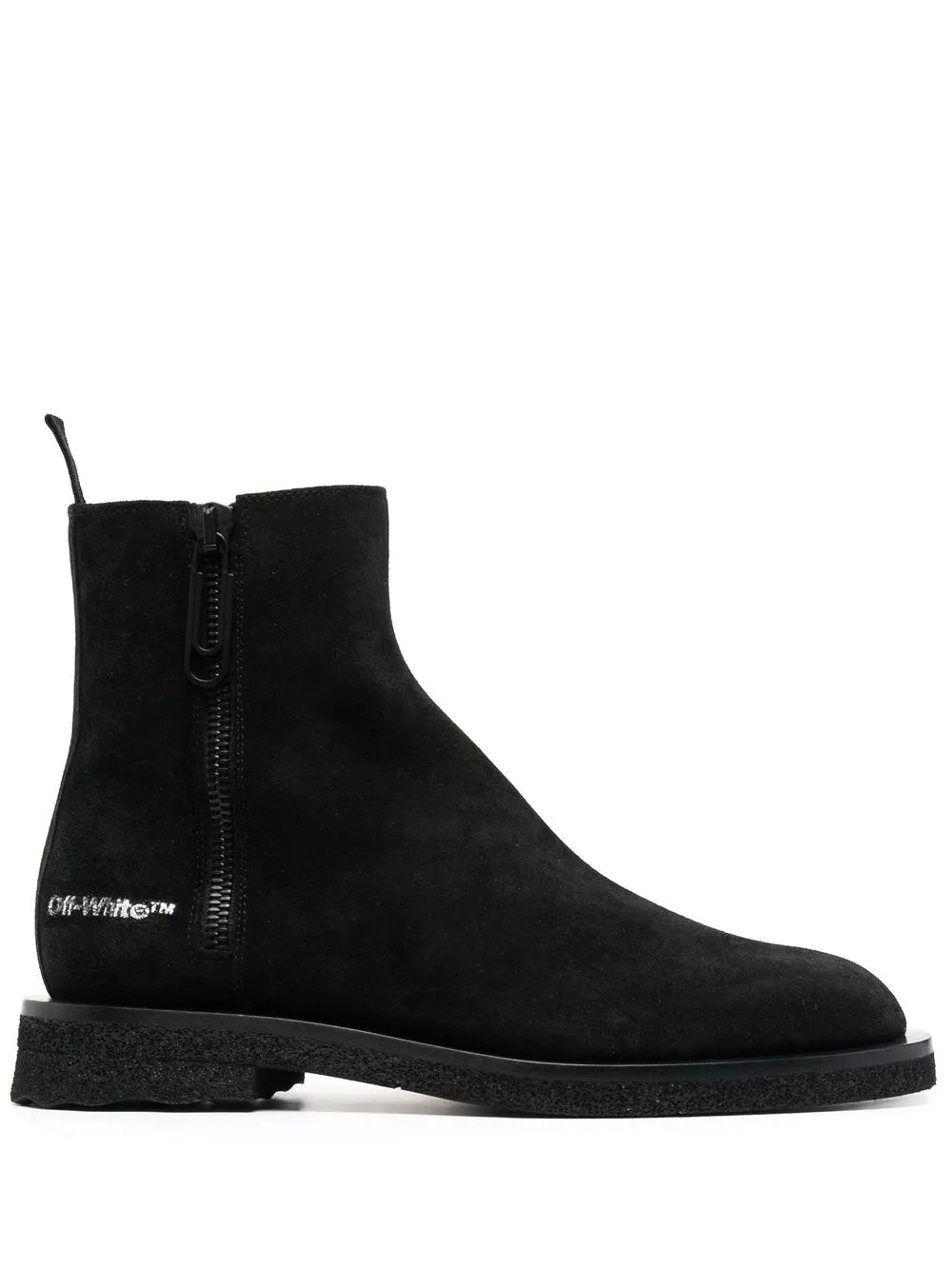 Ботинки с логотипом OFF-WHITE, черный