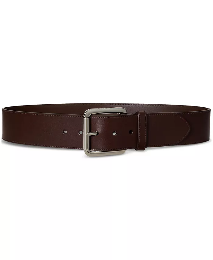 

Широкий пояс из кожи Vachetta Lauren Ralph Lauren, коричневый