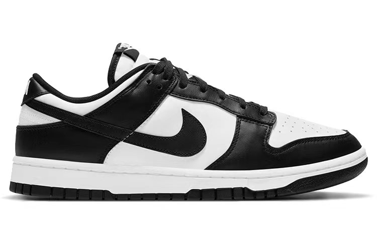 

Кроссовки Nike Dunk Skateboard Shoes Women's Low-Top White Black, черный