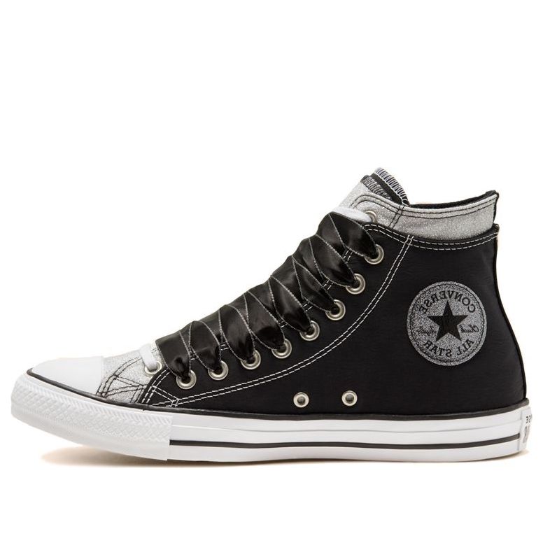 

Кроссовки Converse Double Upper Chuck Taylor All Star 'Black Silver' 167467C, черный