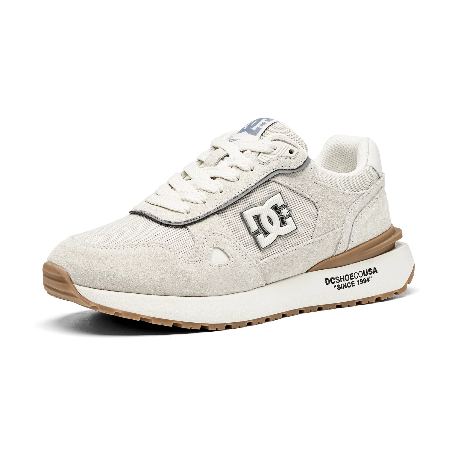Кроссовки повседневные V Run Low DCSHOES Milk White Light Khaki — фото 3