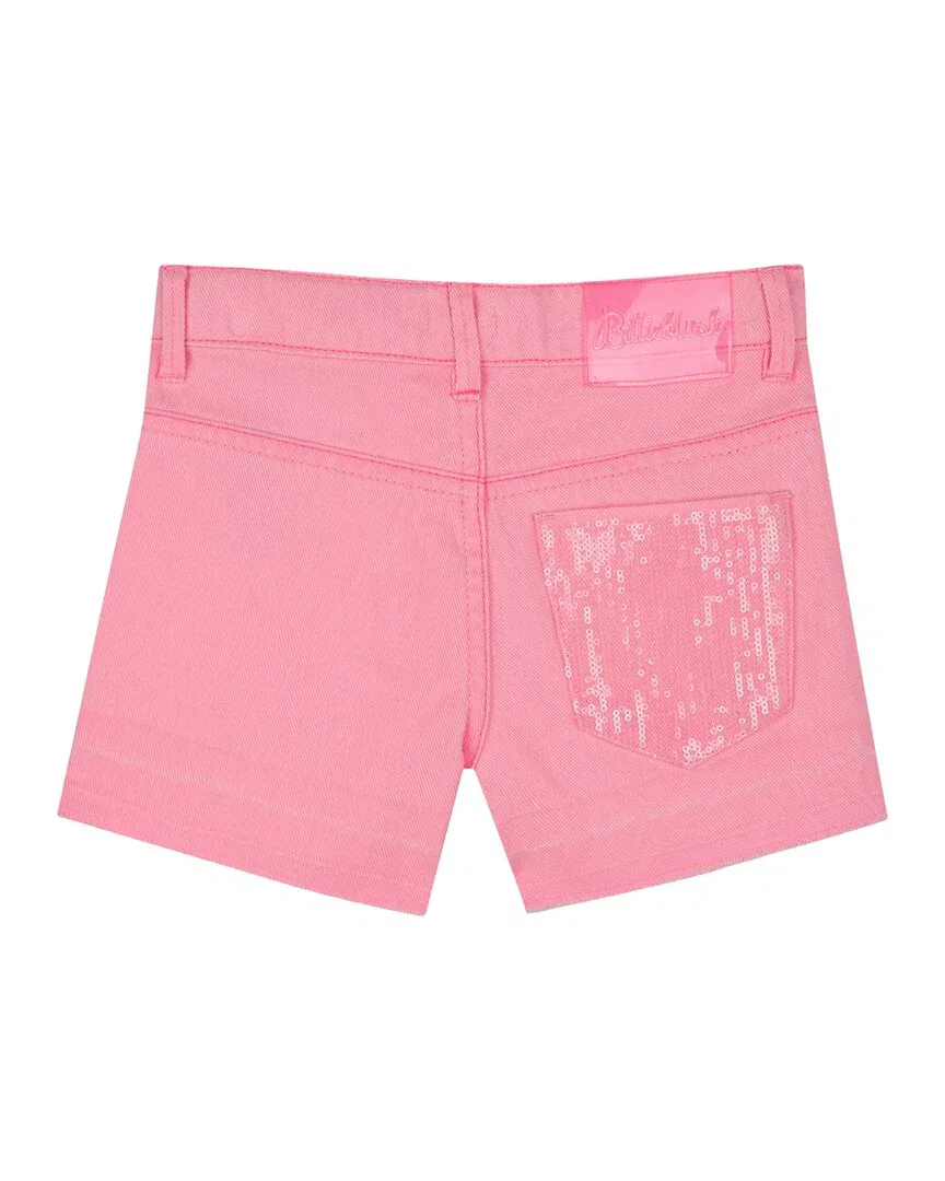 Billieblush Denim Sequin Short, розовый — фото 2