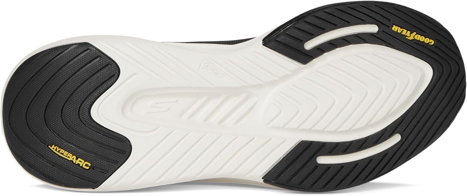 Мужские кроссовки Skechers Go Walk Max Walker - Август, черный/красный — фото 3