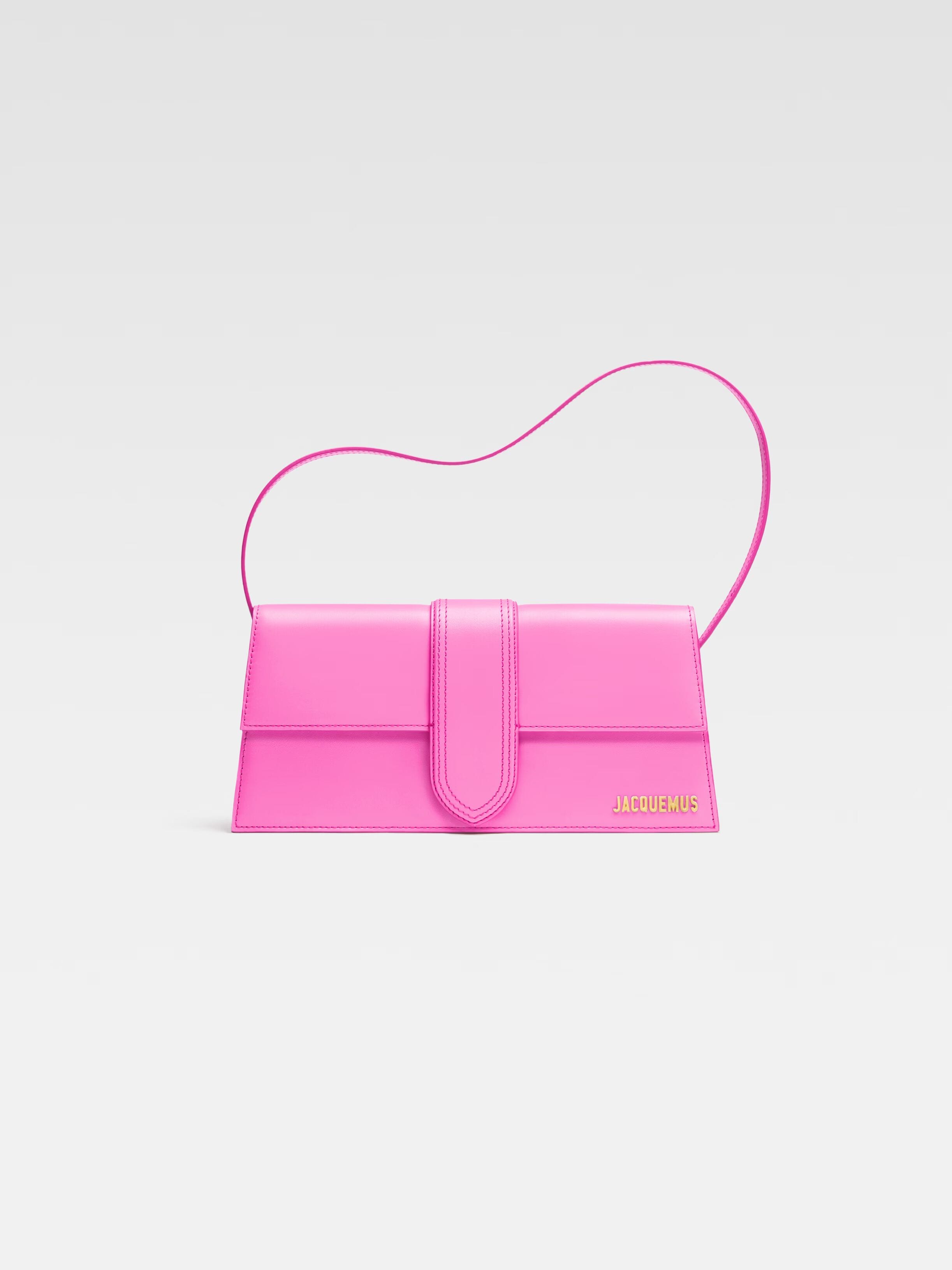 

Длинная сумка с клапаном JACQUEMUS The long Bambino, розовый