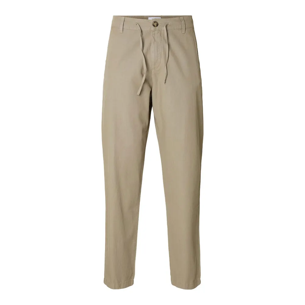 

Брюки Selected 172 Brady Slim Tapered Fit, бежевый