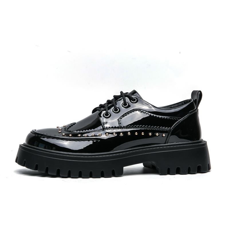 

Повседневные кожаные туфли мужские с низким верхом LEXON, All Black