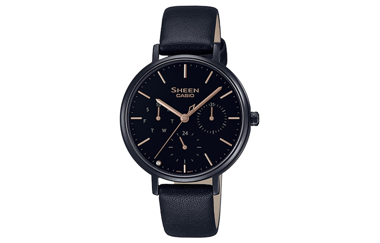 

CASIO Часы Women's SHEEN Black Watch SHE-4541BL-1A