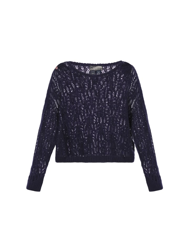 

DreiMaster Женский свитер темно-синего цвета