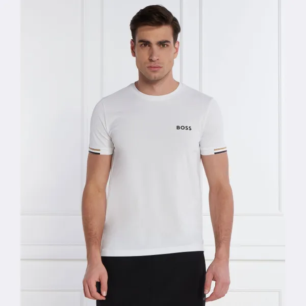 Футболка узкого кроя берететтини Boss x matteo Boss, белый — фото 2