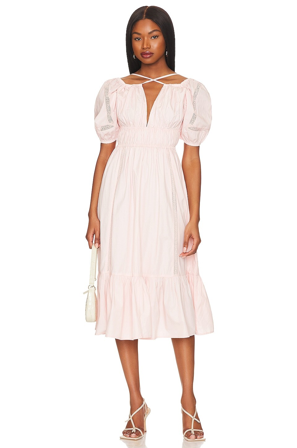 

Платье миди Tularosa Janan, цвет Soft Pink