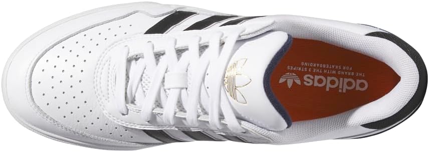 Мужские кроссовки adidas Tyshawn II на шнуровке для повседневной носки - белые — фото 4