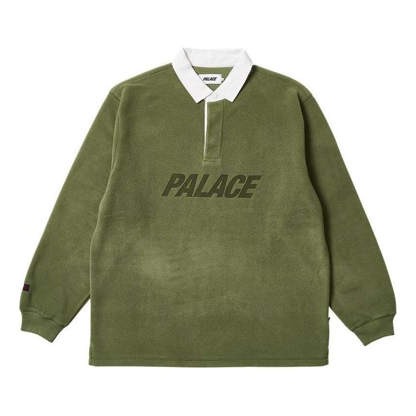 

Поло Palace FW23 Polartec Rugby Polo Shirt 'Green' P25ES063, зеленый