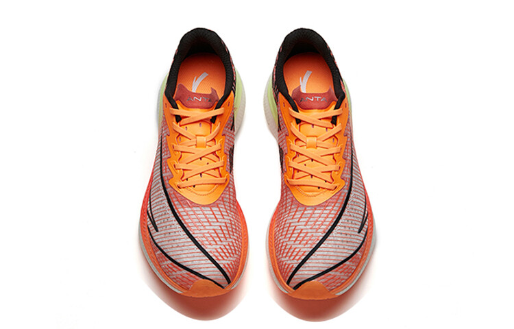 Кроссовки Furious Wave PB Kids GS Low-top Fluorescent Thermal Orange/Fluorescent Glazed Orange Anta Kids — фото 2