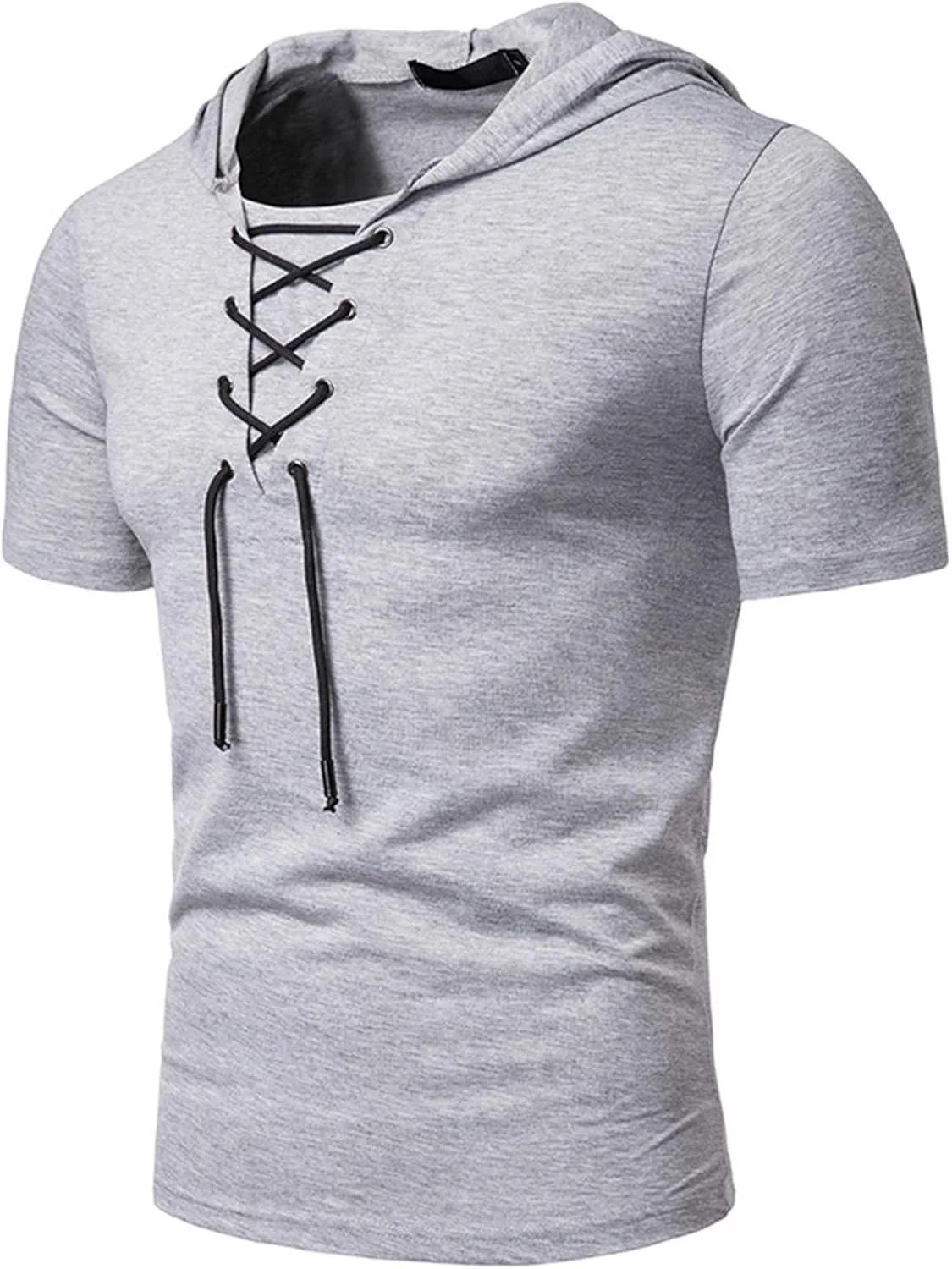 

Мужская модная худи летняя Casual свободная с коротким рукавом