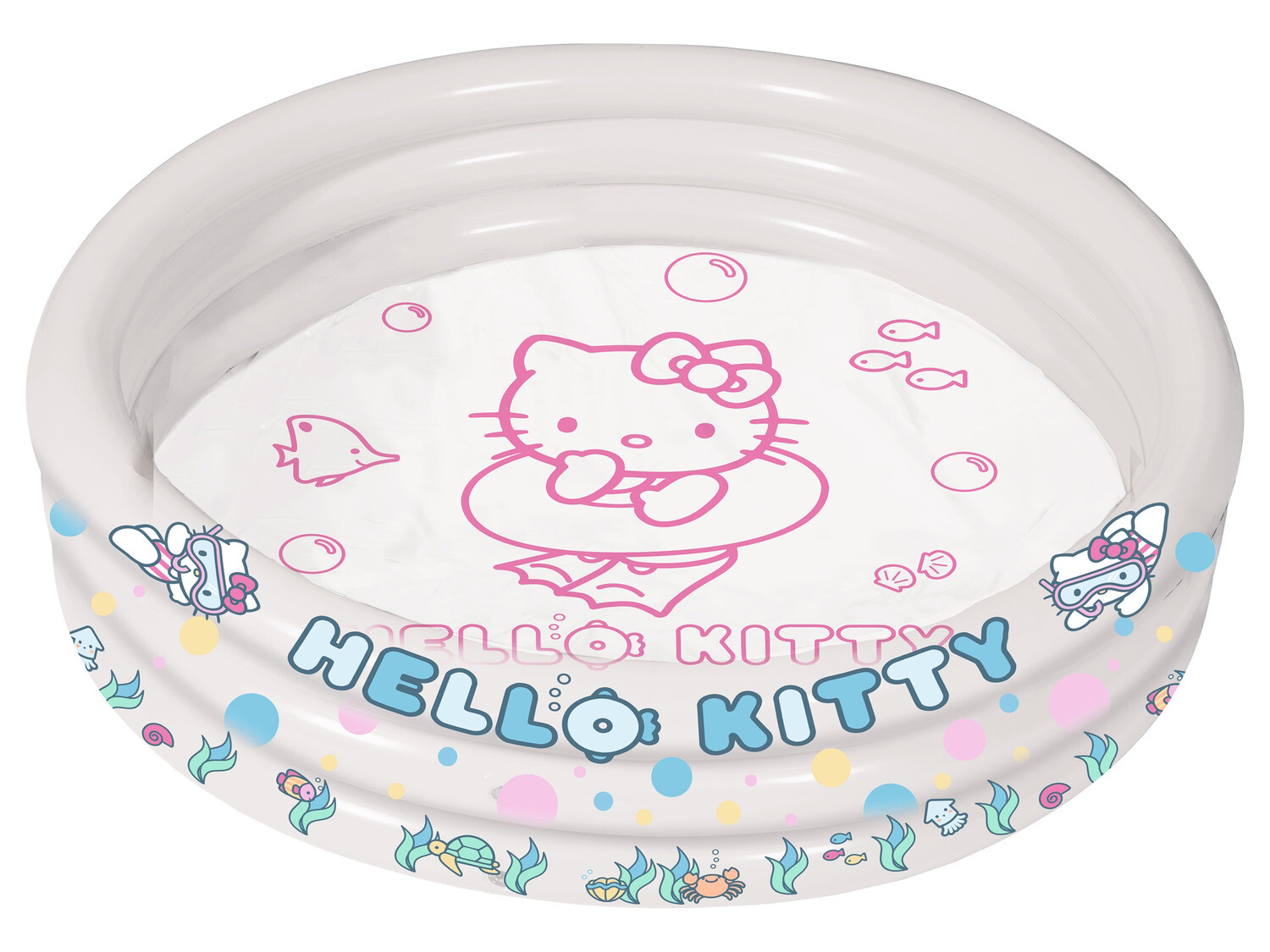 

Бассейн Hello Kitty с 3 кольцами, прозрачный, 150 x 25 см