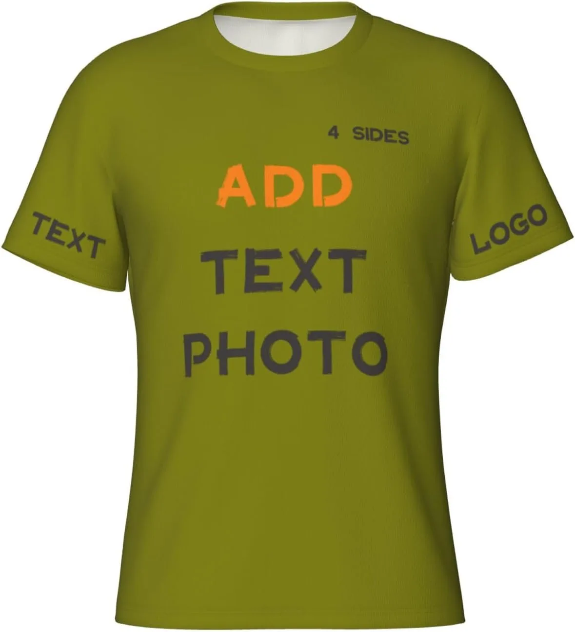 

Футболка Custom с принтом на 4 сторонах