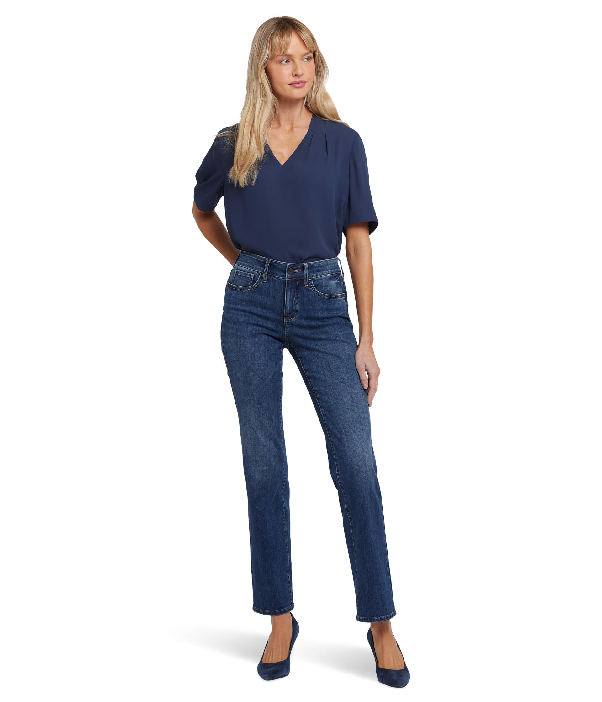 

Джинсы NYDJ Marilyn Straight Jeans in Rio Rapids, цвет Rio Rapids