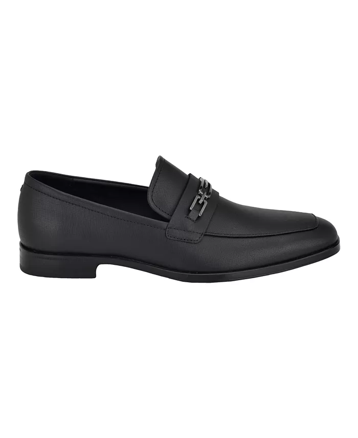 Мужские классические лоферы Hendo Square Toe Slip On GUESS, черный — фото 2