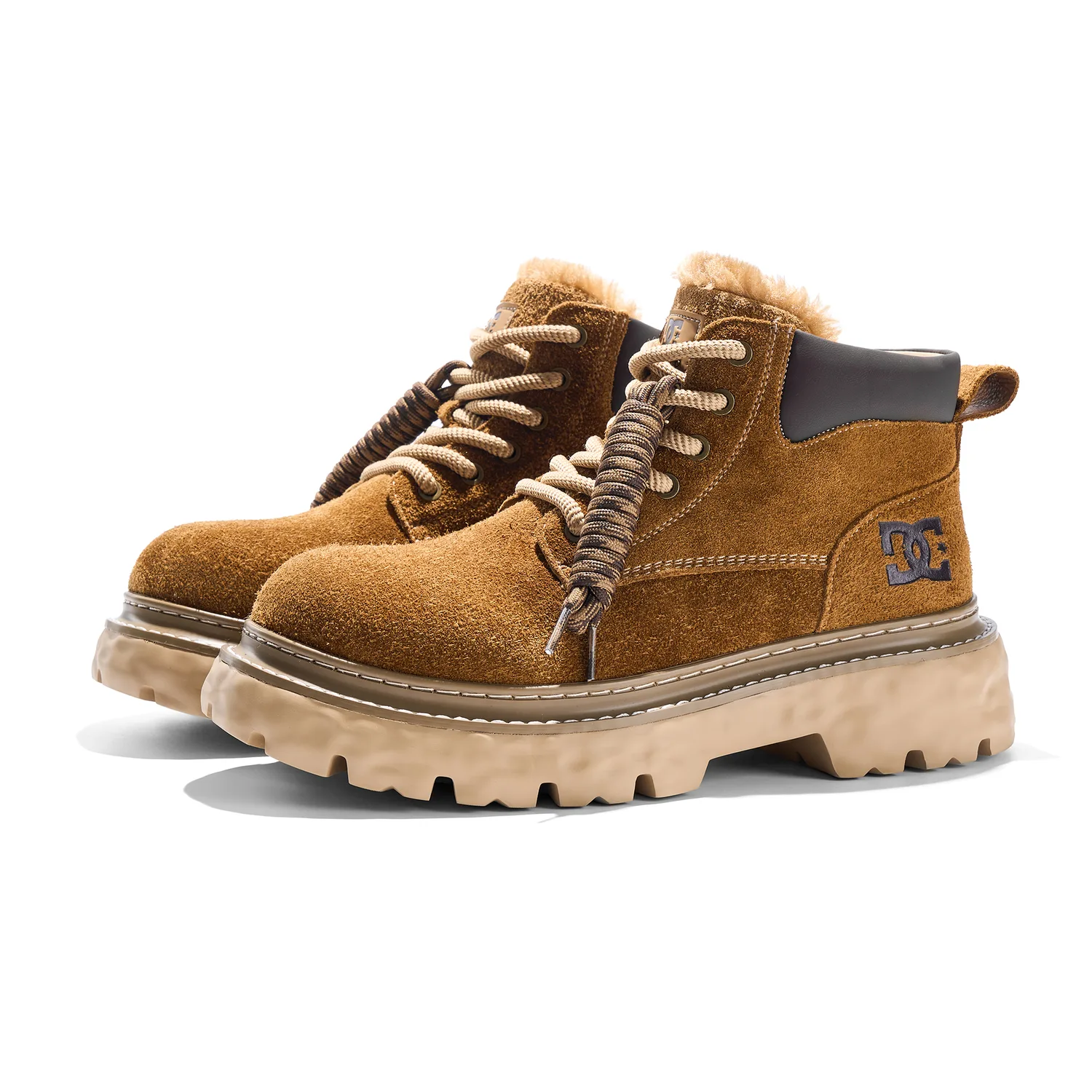 Ботинки тактические мужские NIMBRO L EDGE DCSHOES, Maillard Style Brown Fleece-Lined[Standard, True to Size] — фото 3
