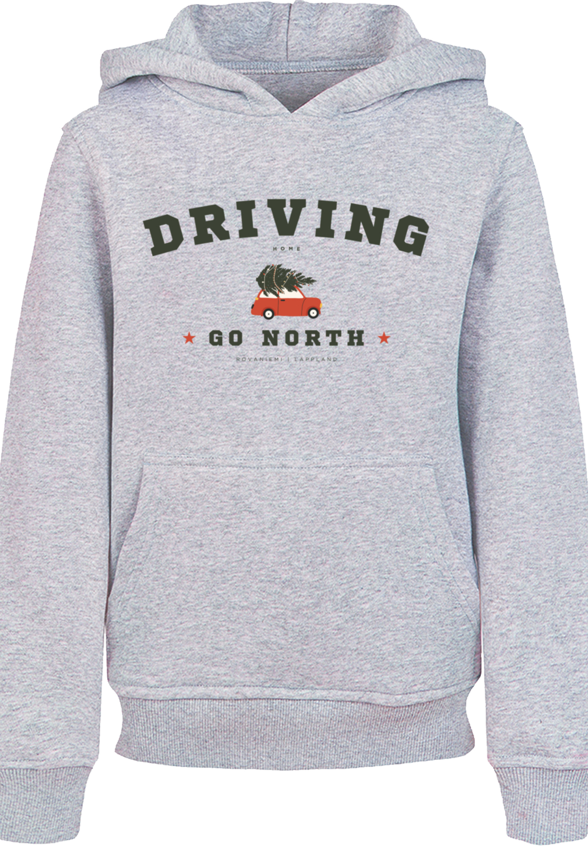 

Пуловер F4NT4STIC Hoodie Driving Home Weihnachten, цвет grau meliert