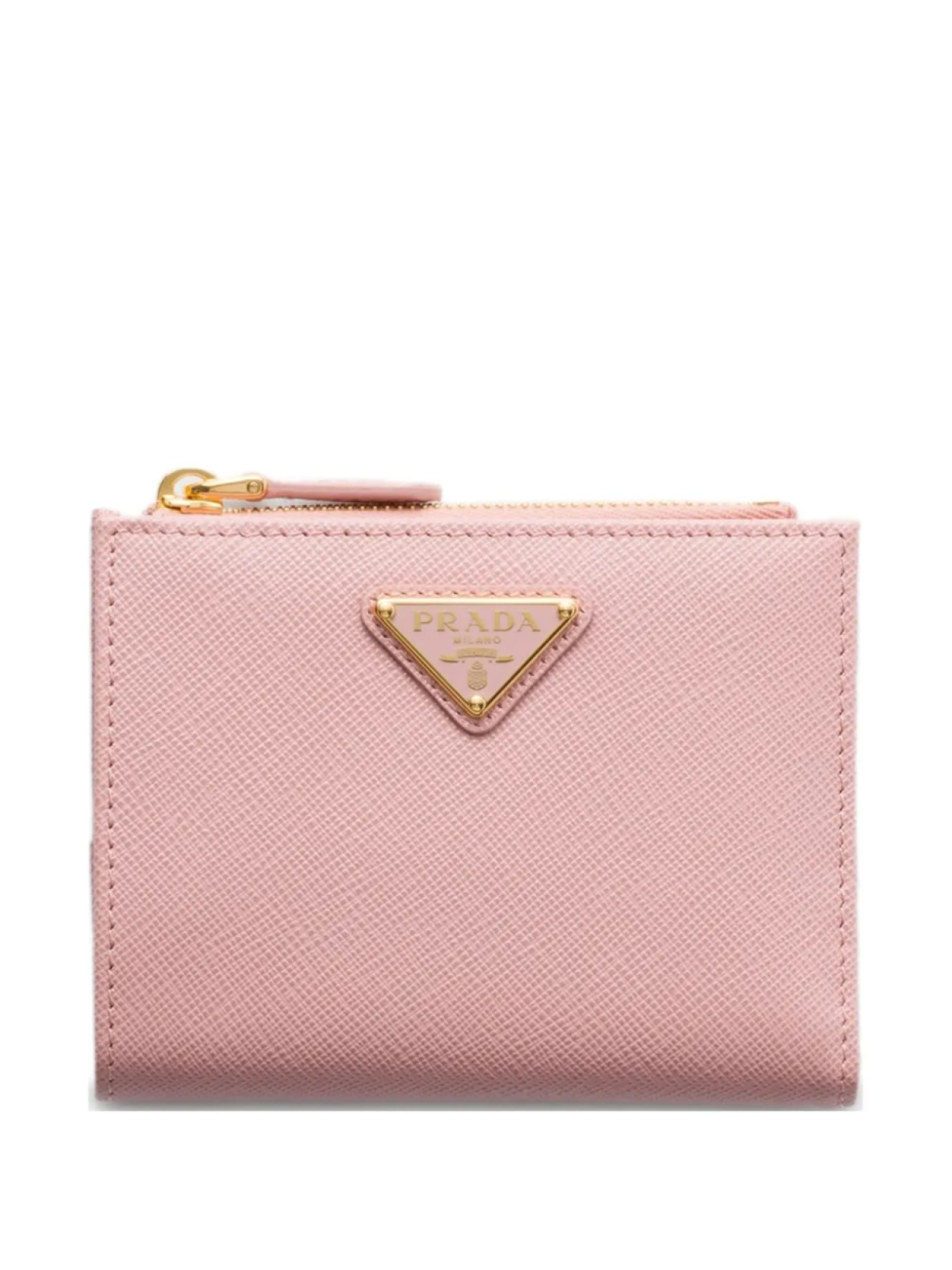 

Маленький кошелек из сафьяновой кожи Prada, розовый