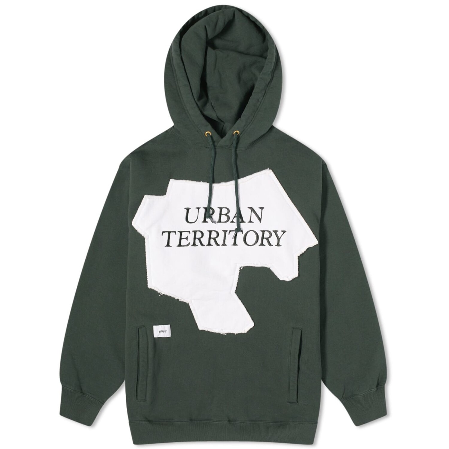 

Худи Wtaps 25 Printed Pullover, зеленый