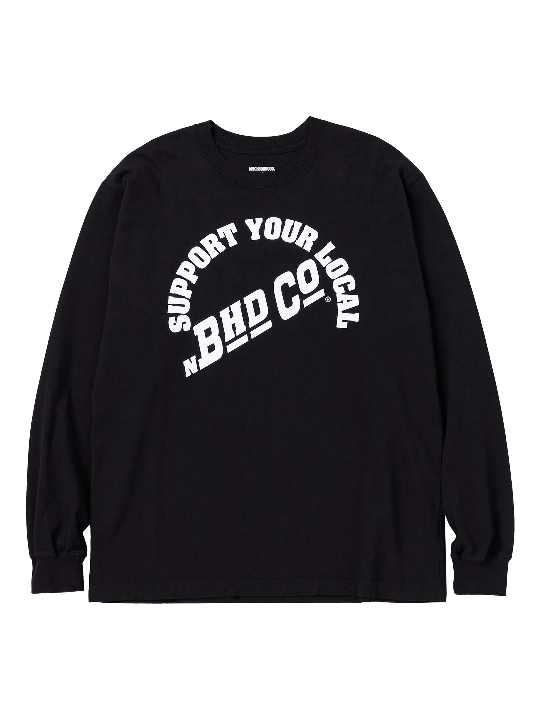 

Футболка с длинными рукавами и принтом Neighborhood, черный