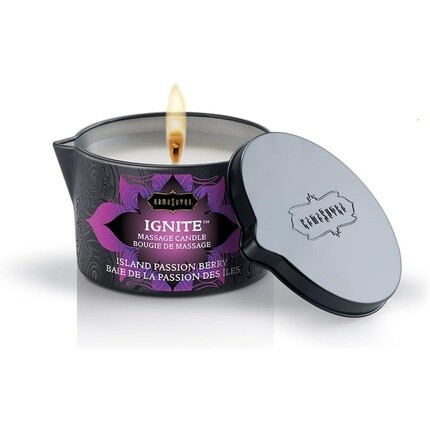 

Массажное масло Candle Island Passion Berry, 6 унций, Kama Sutra
