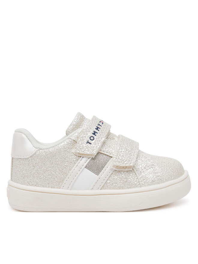 

Кроссовки Flag Low Cut Velcro Sneaker T1A9-33726-0375 M Tommy Hilfiger, экрю