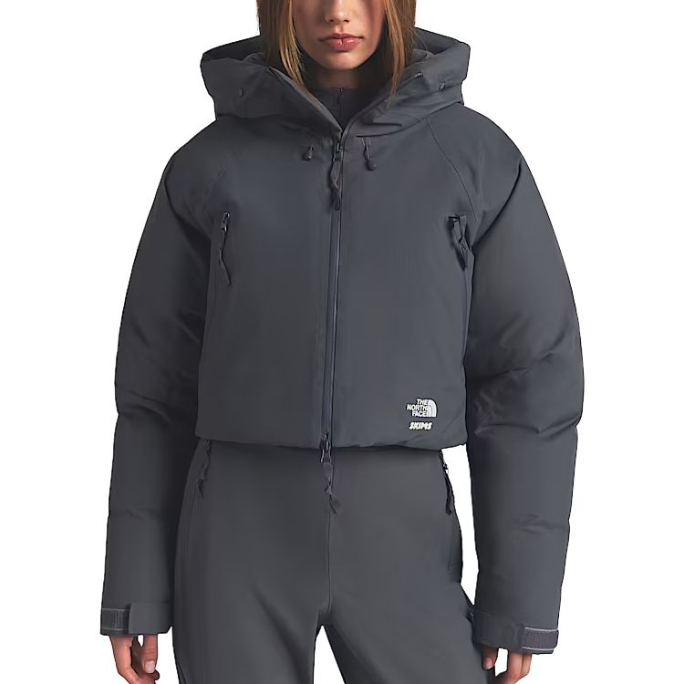 

Пуховые куртки и пальто SKIMS для женщин The North Face, sk gunmetal серый