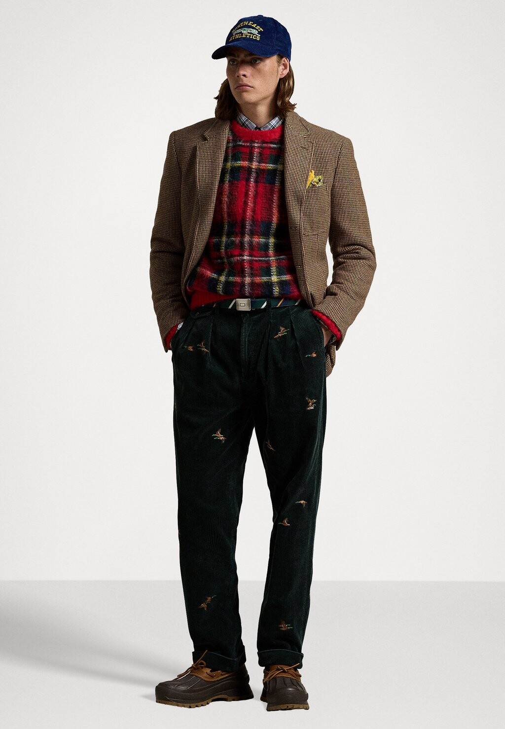 

Брюки WHITMAN RELAXED FIT CORDUROY PANT Polo Ralph Lauren, темно-зеленый