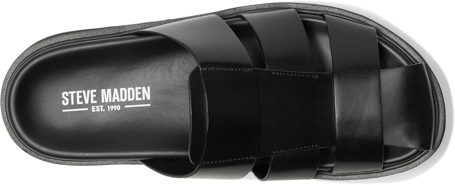 Сандалии мужские Steve Madden, Black — фото 2