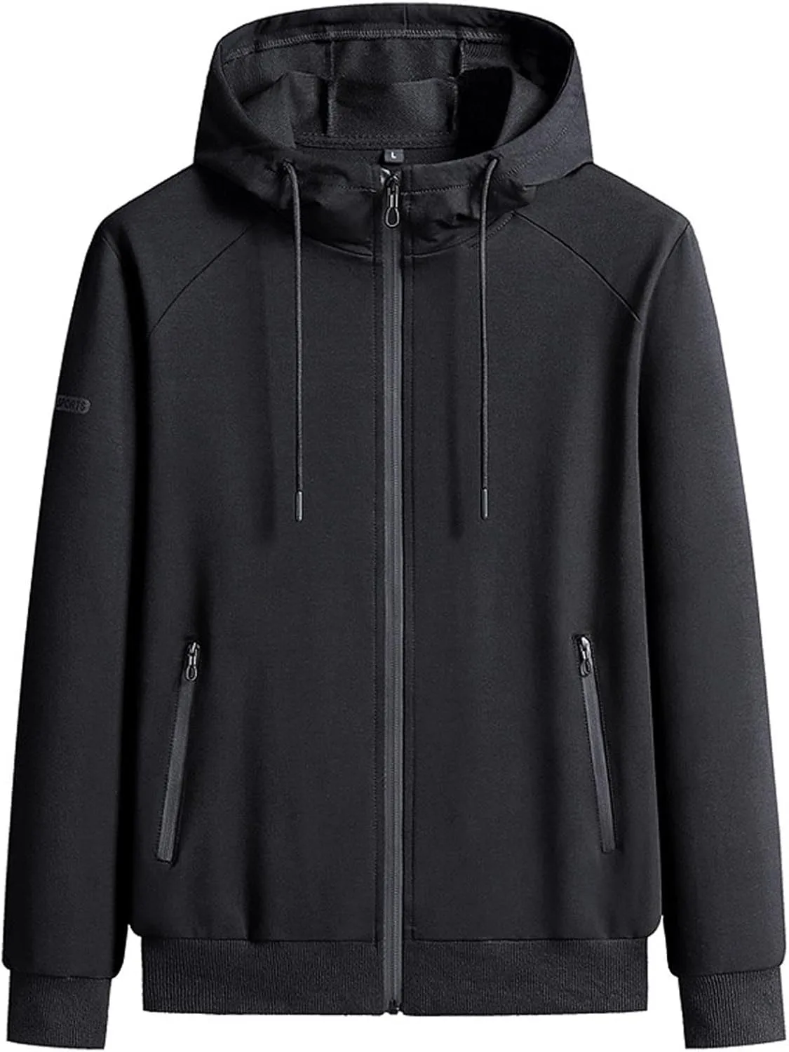 

Длинный свитшот с капюшоном для мужчин, осень-зима, вельвет