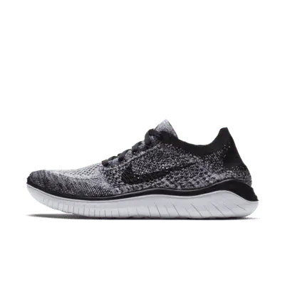 

Кроссовки Nike Free Run Flyknit 2018, белый/черный