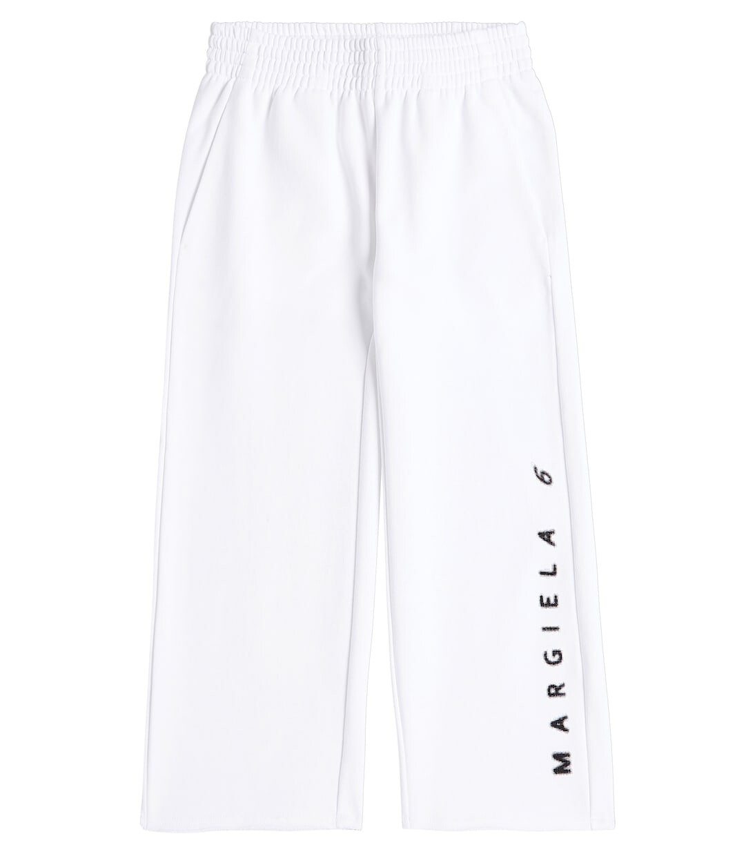 

Спортивные брюки из хлопкового джерси Mm6 Maison Margiela, белый