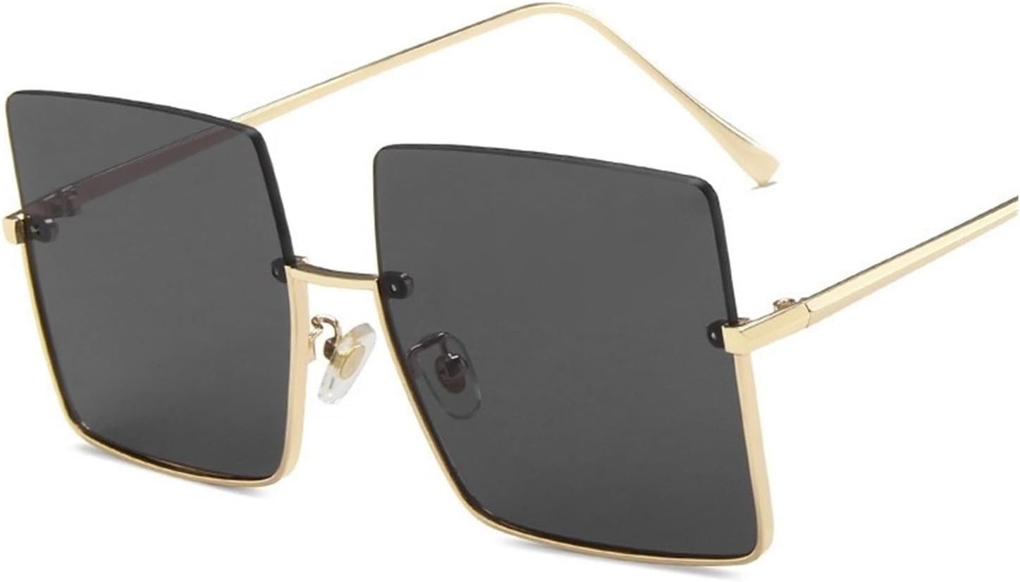 

Солнцезащитные очки, солнцезащитные очки для активного отдыха, женские солнцезащитные очки Halfe Metal Retro большого размера для отдыха, спорта и вождения / D/средний размер LXPYMXDP, D