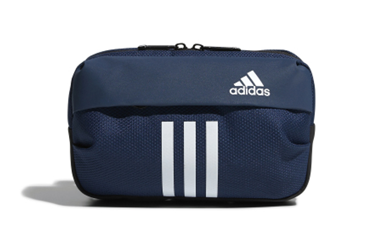 

Adidas Полиэстеровая поясная сумка унисекс темно-синяя
