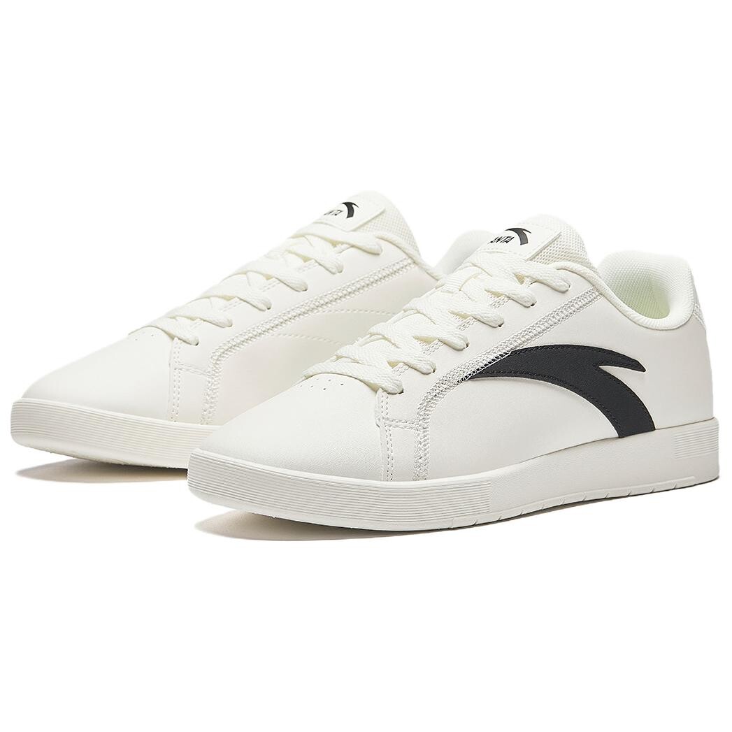 Кроссовки ANTA Skateboarding Shoes Men Low-top Ivory/Black, слоновая кость/черный — фото 2
