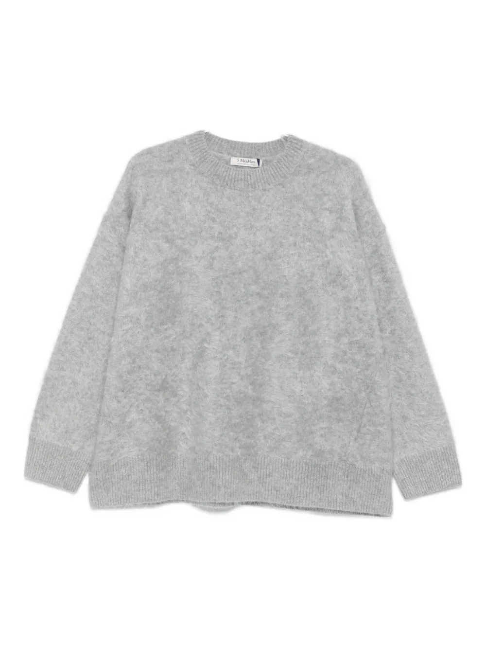 

Кашемировый свитер с круглым вырезом Max Mara, серый