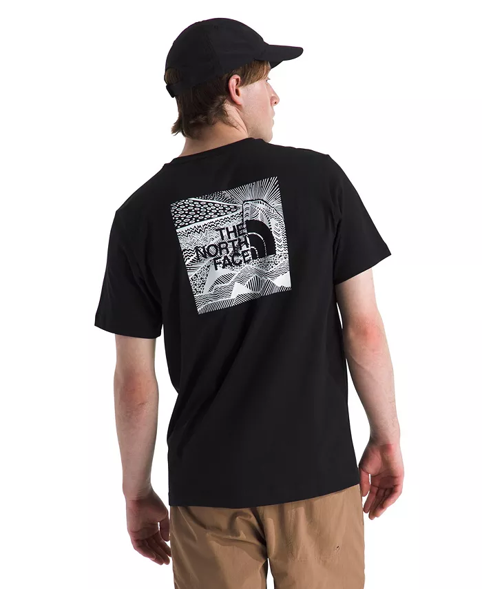 

Мужская футболка с коротким рукавом Box Never Stop Exploring Celebration The North Face, черный
