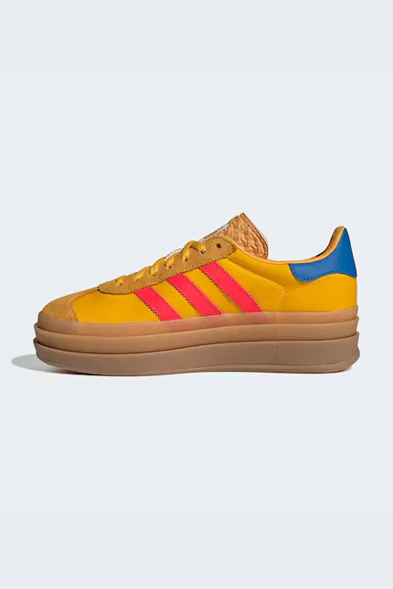 Кроссовки детские Gazelle Bold Adidas Originals, желтый — фото 4