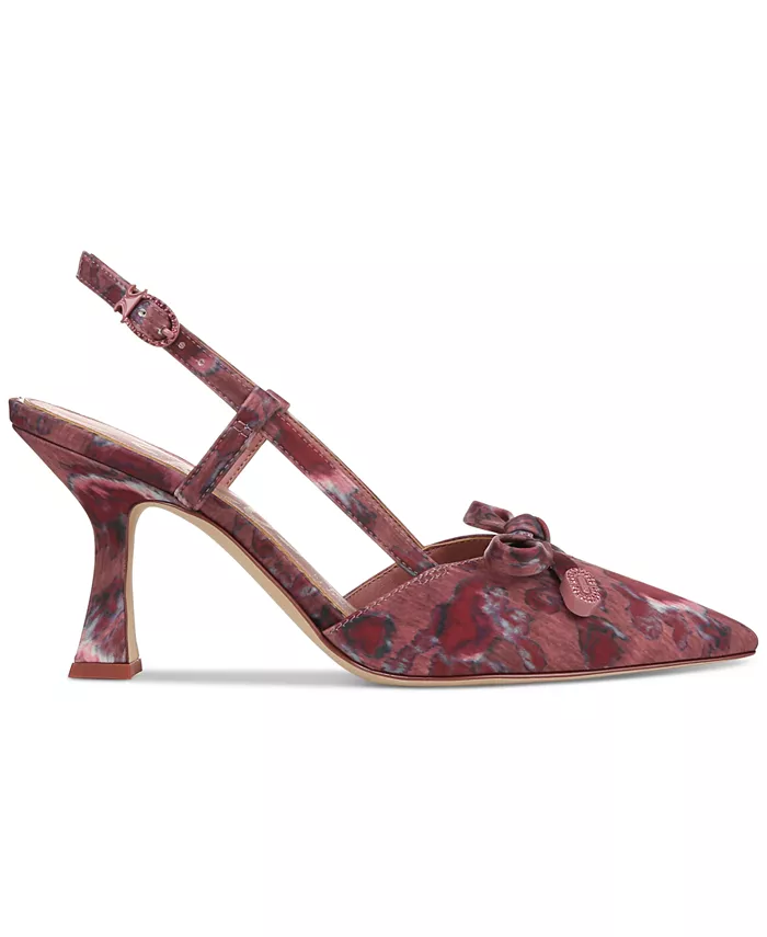 Женские туфли-лодочки Monica с острым носом, на ремешке и бантом Circus NY by Sam Edelman, розовый — фото 2