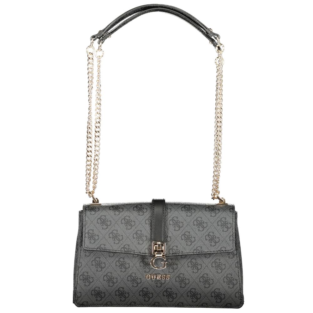 

Коричневая полиэтиленовая женская сумка Guess Shoes, серый