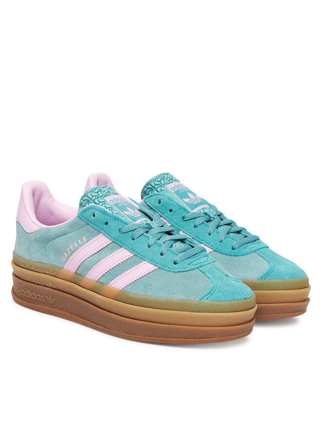 Кроссовки Gazelle Bold JS3894 Adidas, голубой — фото 2