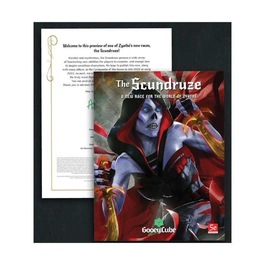 

Модуль The Scundruze, World of Zyathe RPG (5e)