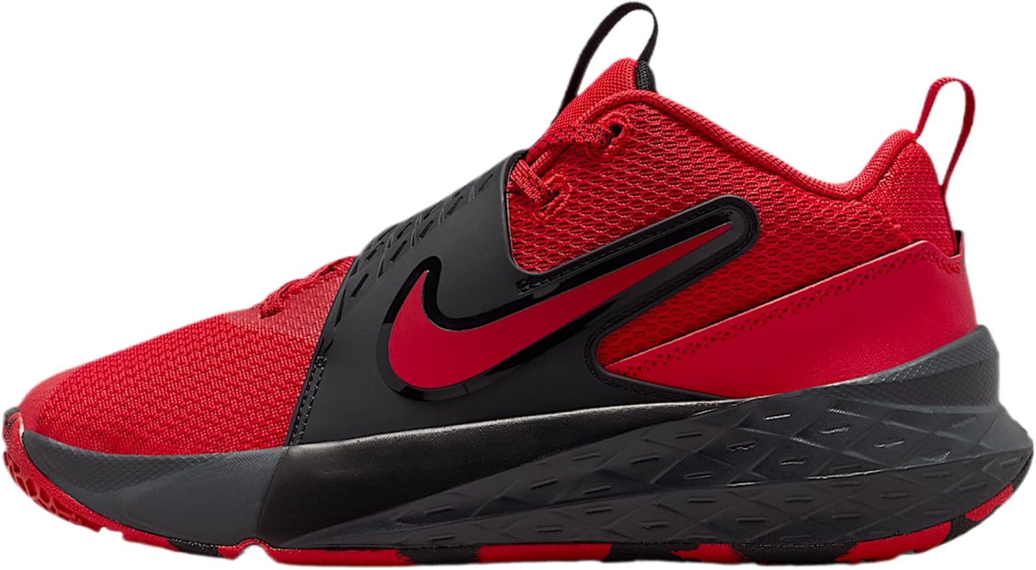 

Баскетбольные кроссовки Nike Kids' Team Hustle D, черный/красный